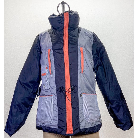 Marc New York Down Feather 8 Pockets Black Zip High Collar Puffer Coat - Picture 6 of 11